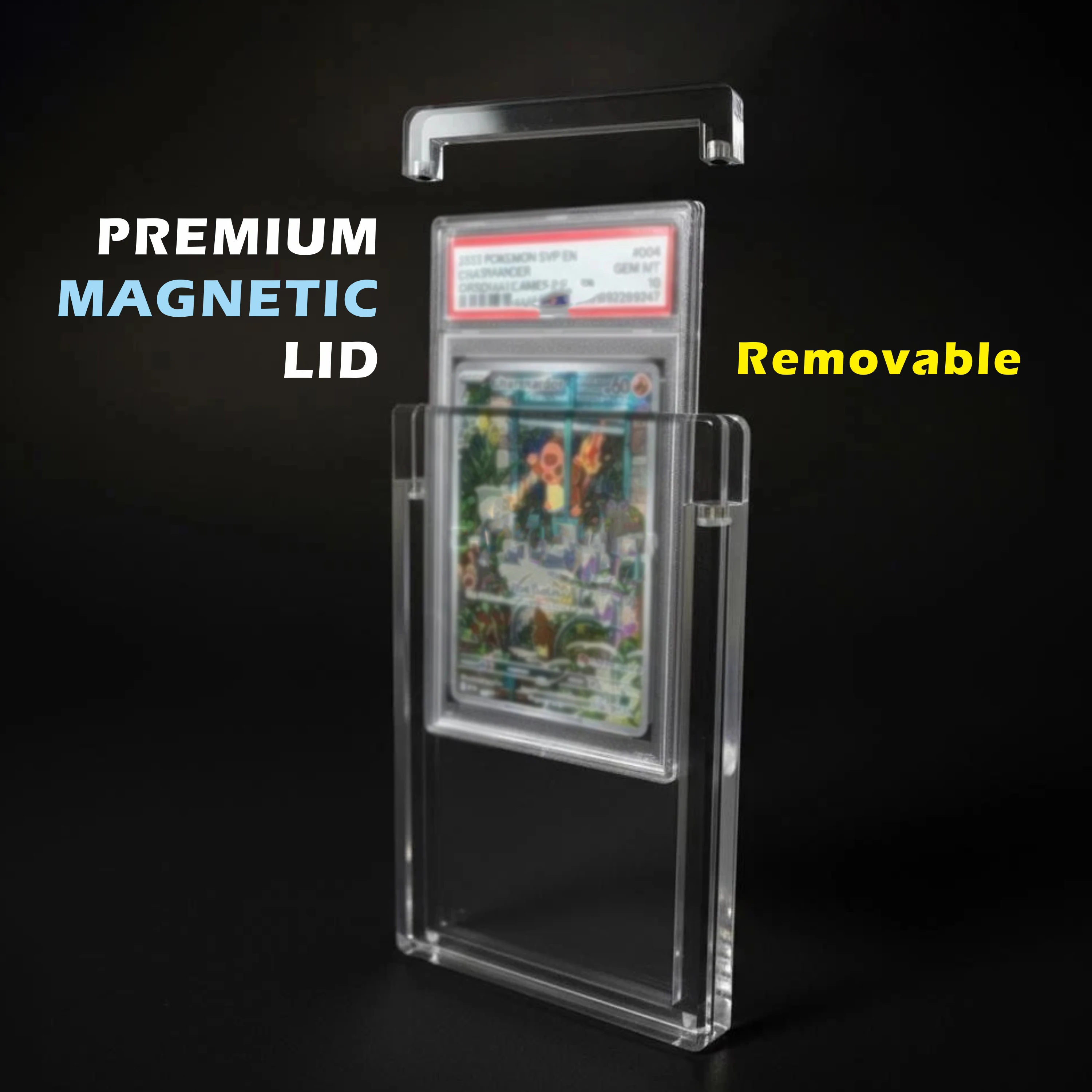 Kotak Akrilik MAGNETIK Untuk Slab PSA Standar / Slab CGC