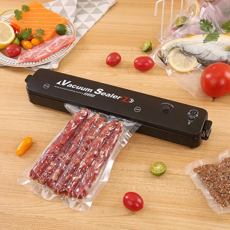 2023 Vacuum Sealer Automatic Packaging Machine Food Vacuum Sealer with 10pcs Free Vacuum Bags Household Vacuum Food Sealing