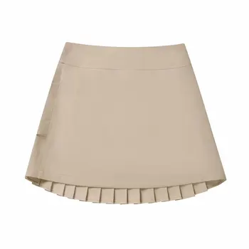 2024 חדש חצאית גולף קצר בקיץ חצאית חצי מקופל, נוח, ייבוש מהיר, ספורט, משלוח חינם
