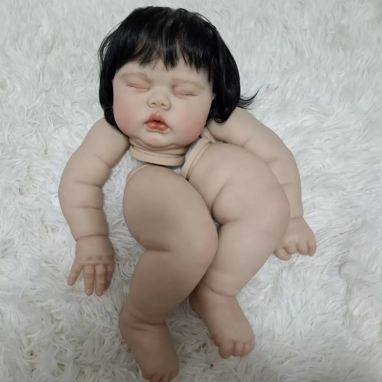 DLS Customized Limited Supply 25inch Reborn Baby Pickle With Hand-Rooted Hair DIY Part Painted Kit Christmas Gift