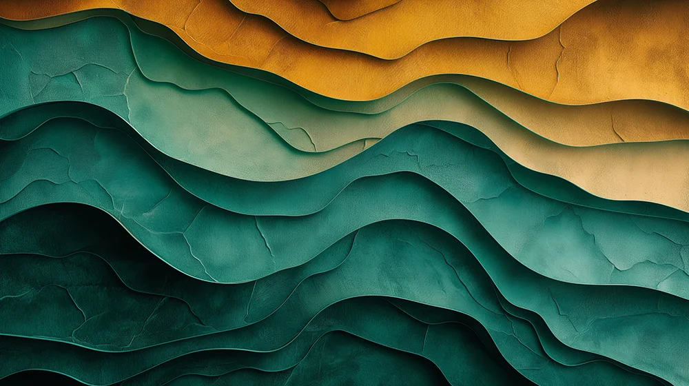 Customized whole house wallpaper, mural, abstract wallpaper, multi-layered waves