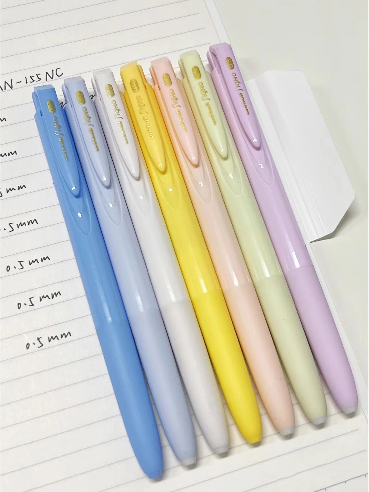 UNI Signo Gel Pen UMN-155NC Summer Limited Penholder 0.5mm Black Ink Smooth Press Type Signature Pen