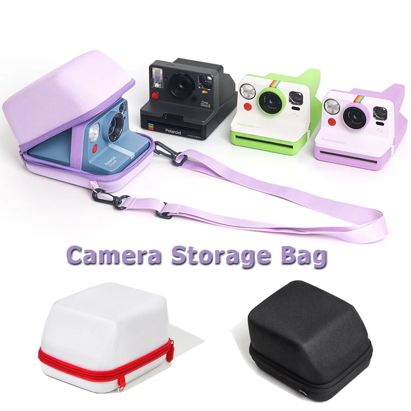 Universal Instant Camera Storage Bag EVA Hard Protective Cover Anti Scratch Anti-Drop for Polaroid GO/One Step 2/NOW+