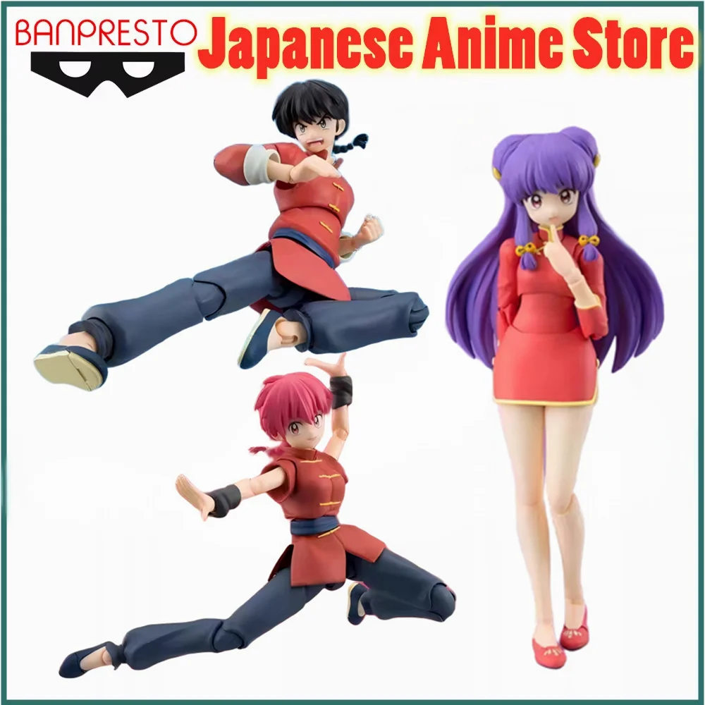 

Original BANDAI "Ranma 1/2" S.H. Figuarts Shampoo Akane Tendo Ranma SHF Anime Figure Action Figurine Model Figuarts Collector