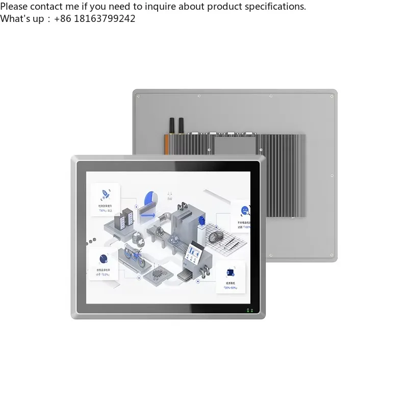 

10.4 12.1 15 17 19 Inch Int el J6412 J4125 Core I3 I5 I7 Industrial Touch Screen Fanless IP65 Waterproof Embedded Panel PC