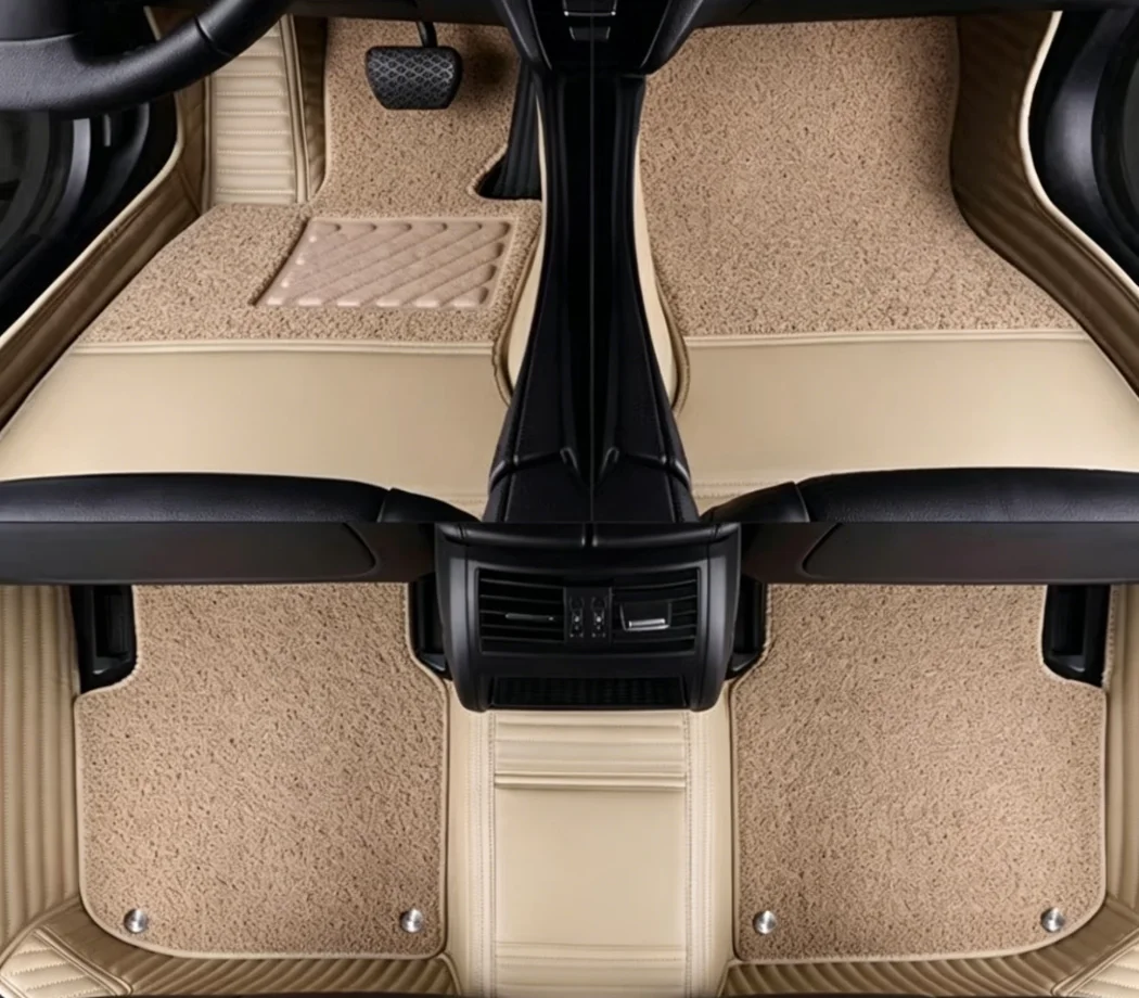 

Best quality, Custom special car floor mats for Audi A4 Avant B9 2025-2017 waterproof rugs double layers carpets