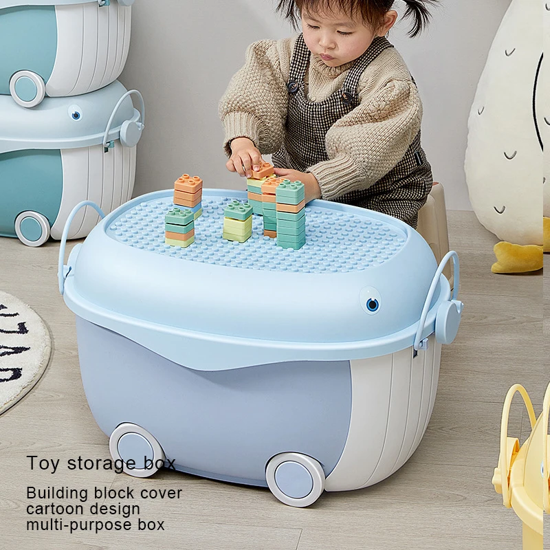 

Children's Toy Storage Box, Large Household Storage and Organizing Box, Living Room Baby Clothing Storage Box, Plastic