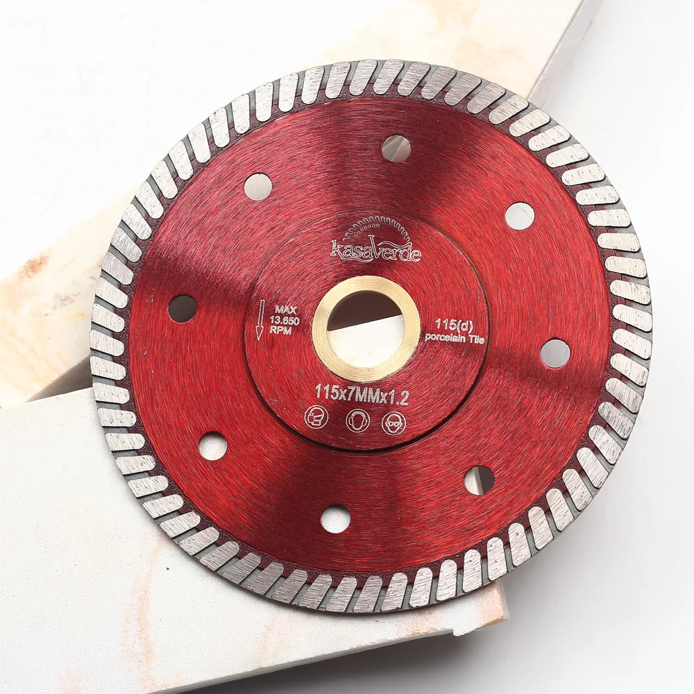 115Mm Siêu Mỏng Kim Cương Turbo Lưỡi Dao Đĩa Sứ Ngói Đá Hoa Cương Lưỡi Cắt Khô/Ướt Cho Đá Đá Ceramic cắt