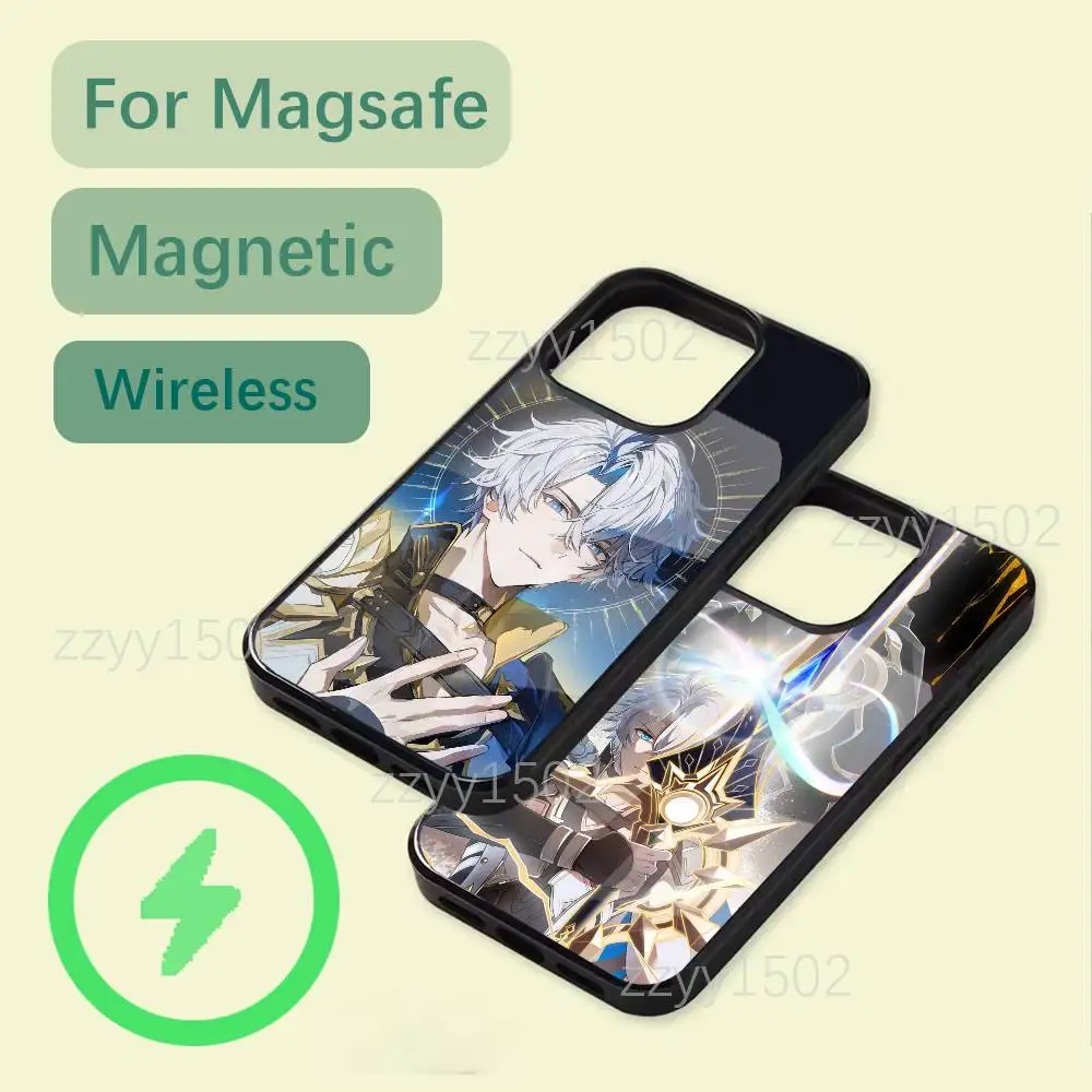 H-Honkai Star Rail Phainon Handyhülle für iPhone 17,16,15,14,13,12,11,Pro,Max,Plus,Mini,SE4,E Magsafe Wireless Charging
