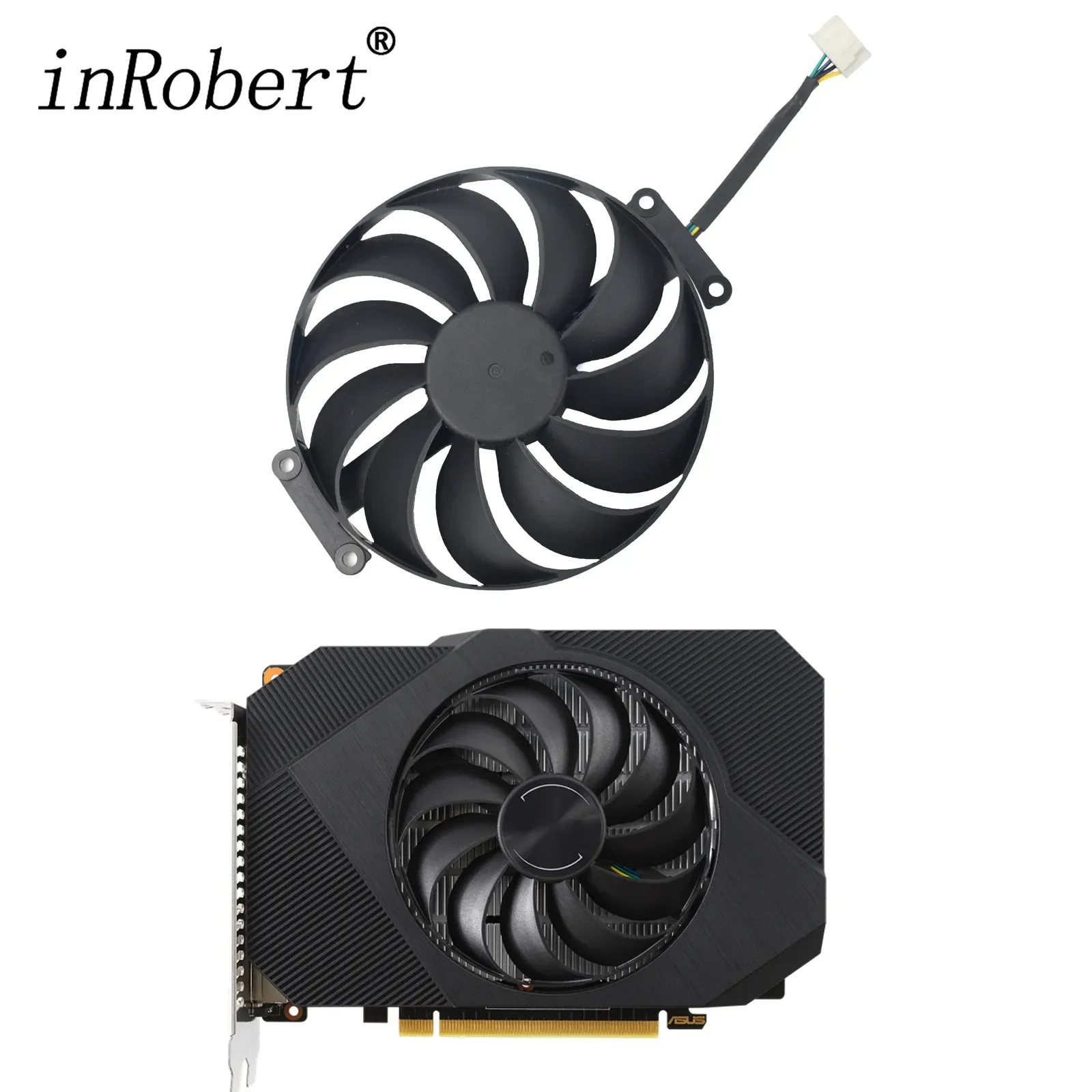 95MM PLD10010B12HH GTX1650 RX6400 Video Card Fan Cooler For ASUS Phoenix GTX 1650 OC edition RX 6400 Graphics Card Cooling Fan