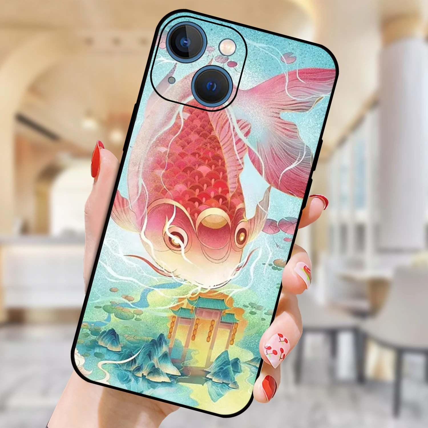 Silicone Case For iPhone 13 12 Mini 11 Pro Max 5 5S SE 2020 2022 5G Fashion Cartoon Cat Tiger Lion Wolf Duck Animals Back Cover