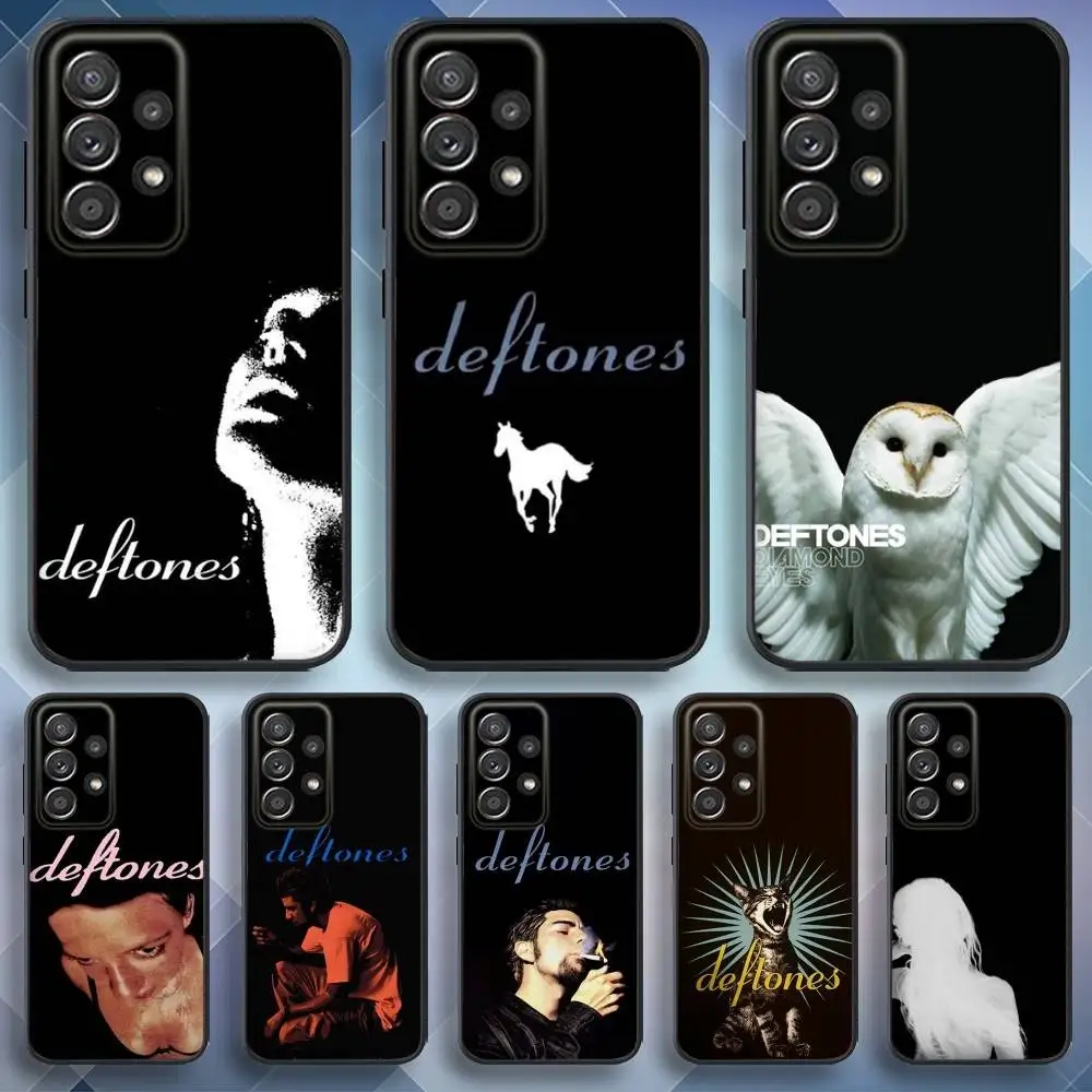 

Band D-Deftones Phone Case For Samsung S 25,24,23,22,30,21,10,9,Ultra,Plus,Lite,FE,4,5 G Soft Black Case