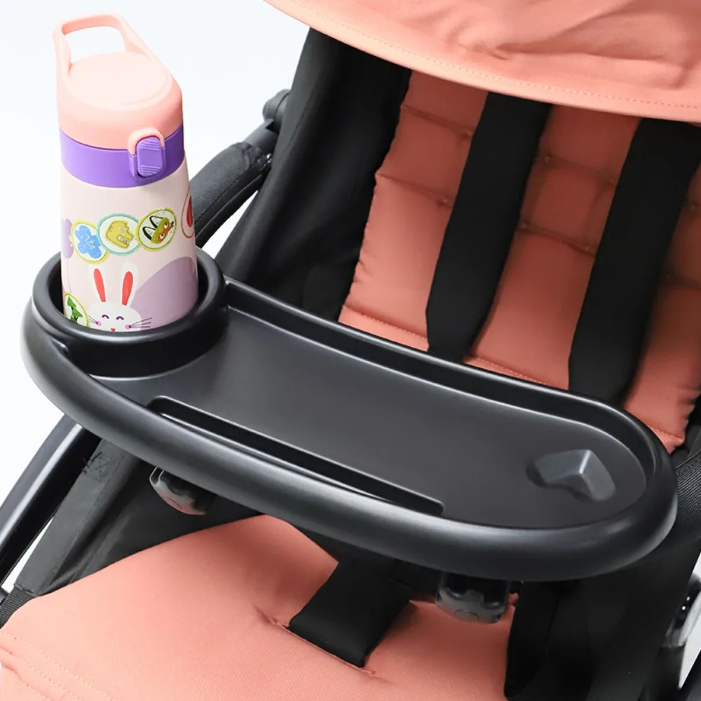 New 3 in 1 Stroller Dinner Table Plate Phone Stand Milk Bottle Cup Holder Accessories Supplies Tray Toddler Infant Girl Boy
