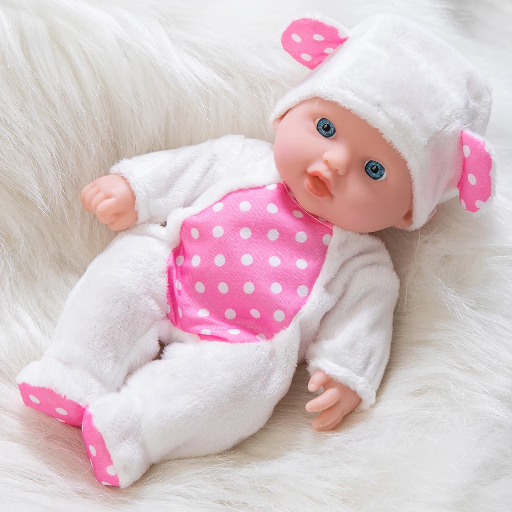 Lifelike Reborn Baby Toy Lovely Dress-Up Lifelike Comfortable Simulation Playing House Game Toys for Kids Gift