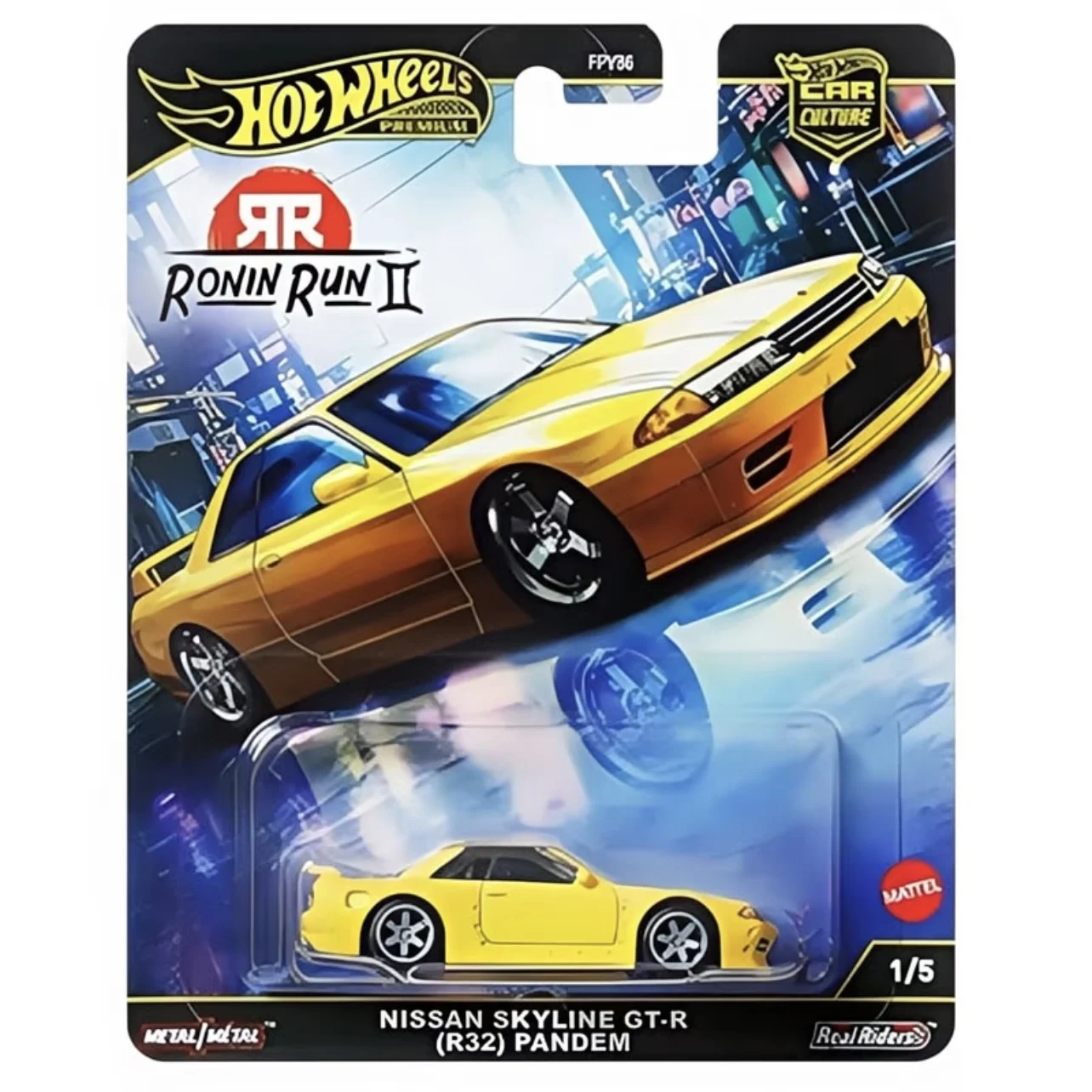 2025 Original Hot Wheels Premium Car Culture Ronin Run Metal Minature Cars Hotwheels 1/64 Car Model 1:64 Diecast Hotwheels 981M