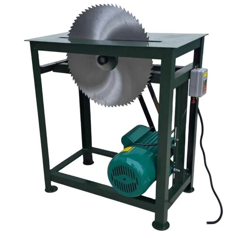Household Multi Function Wood Cutting Splitting Machine Table Saw For Firewood Log Cutting High Power Bench Saw For Home Use