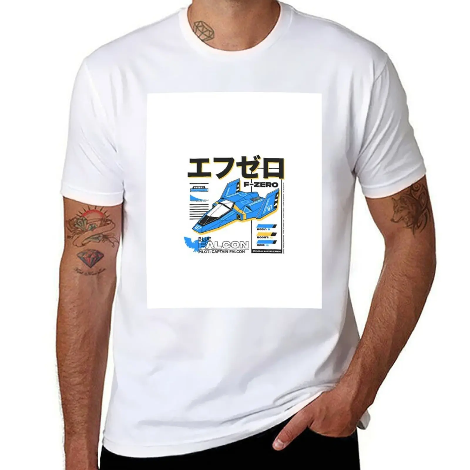 

FALCON BLUE T-Shirt Casual Work Wear T-Shirt