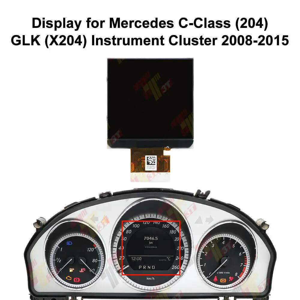 Instrument cluster Lcd Display For Mercedes W204 C230 C280 W212 E200 E350 Dashboard Pixel Repair