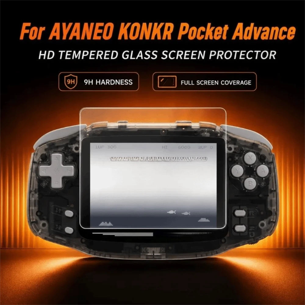 Tempered Glass Screen Protector Game Console Screen Protector HD Clear Full Screen Coverage Handheld Screen Protector