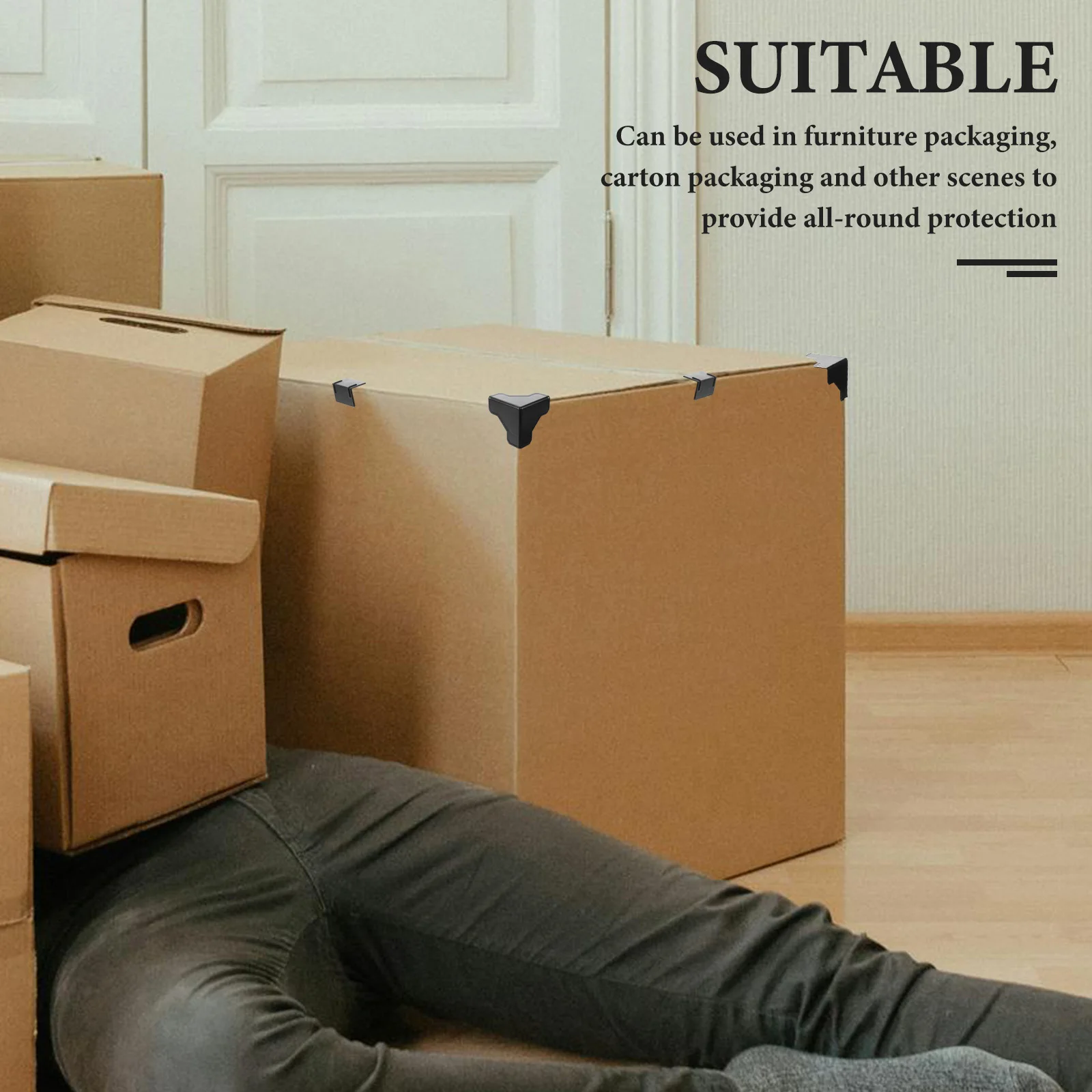 100 قطعة واقي زوايا الطاولة مادة البولي بروبيلين الصلبة أثاث متين حماية زوايا السلامة واقيات الحواف للمنزل #1