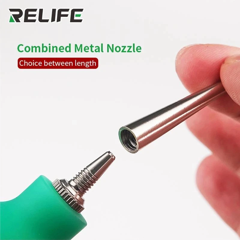 RELIFE-RL-043A Poeira Cleaner com Bico Longo e Curto, Limpeza Air Blower para Telefone, Laptop, Teclado, Lente da Câmera, Lente de Poeira, Limpeza