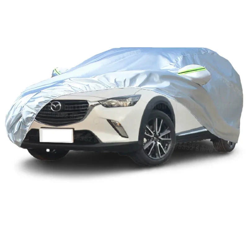 For Mazda CX-3 Car Cover Outdoor Protection Covers Snow Sunshade Waterproof Dustproof Exterior UV Car Accessories