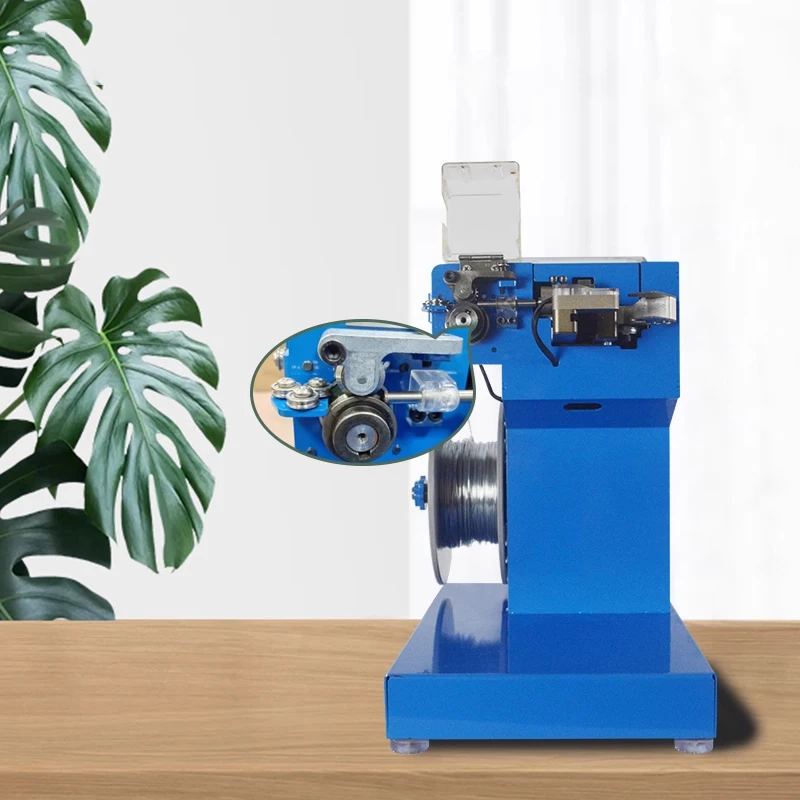 Mesin Penyegel Otomatis Cerdas untuk Supermarket, Pengemasan Buah, Produk Segar, dan Sayuran dalam Kantong Plastik dengan Segel Kawat