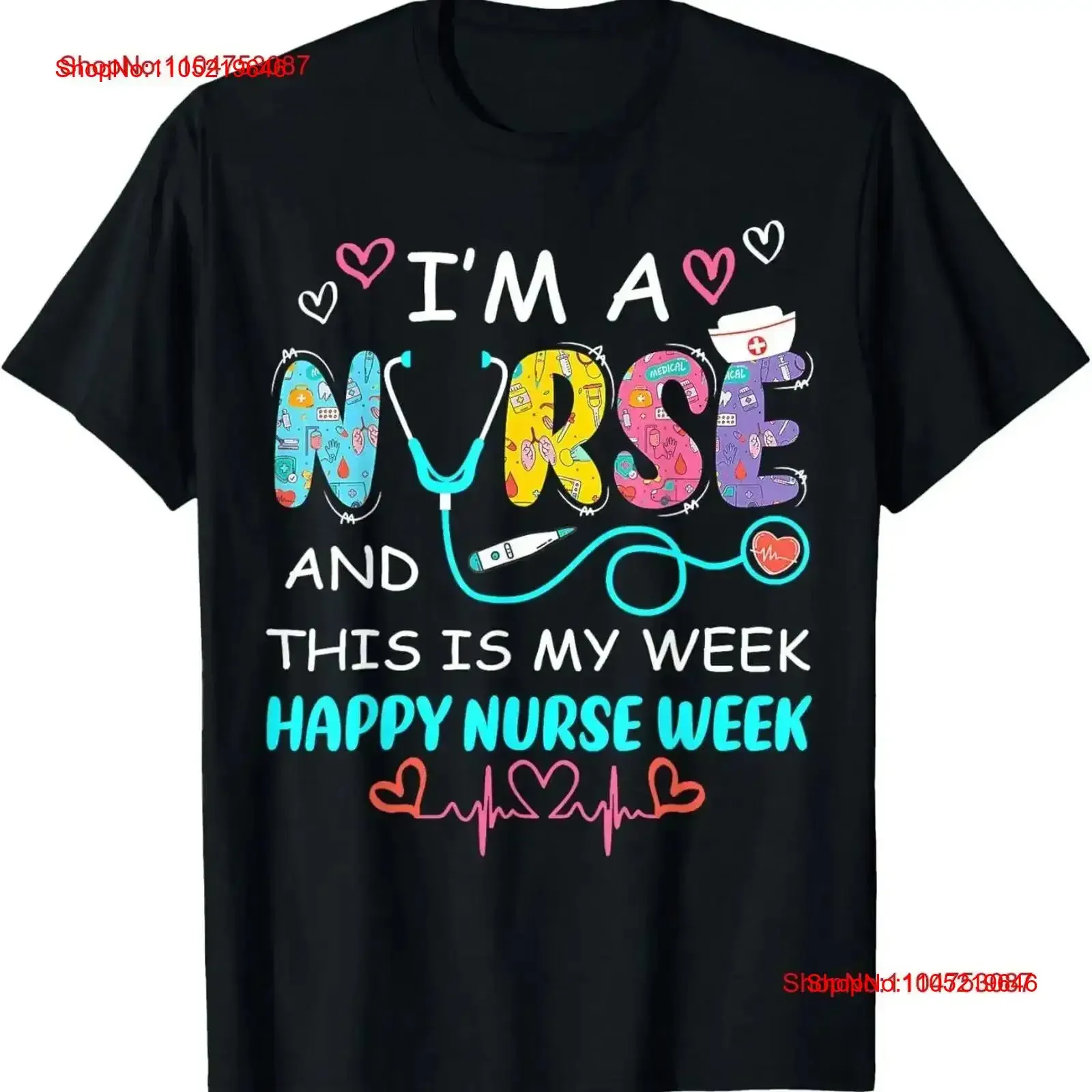 أنا ممرضة وهذا هو أسبوعي s 2025 تي شيرت عتيق مغسول متعدد الاستخدامات غير رسمي ممتد جرافيك أنيق ملابس الشارع أوم #1
