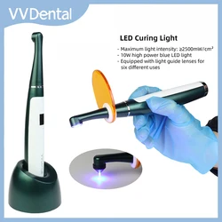 VVDental Wireless LED Curing Light 2500mW/cm² Resin Cure 1 Second Curing Lamp Photopolymerize Lamp Equipment Dentistry Machine