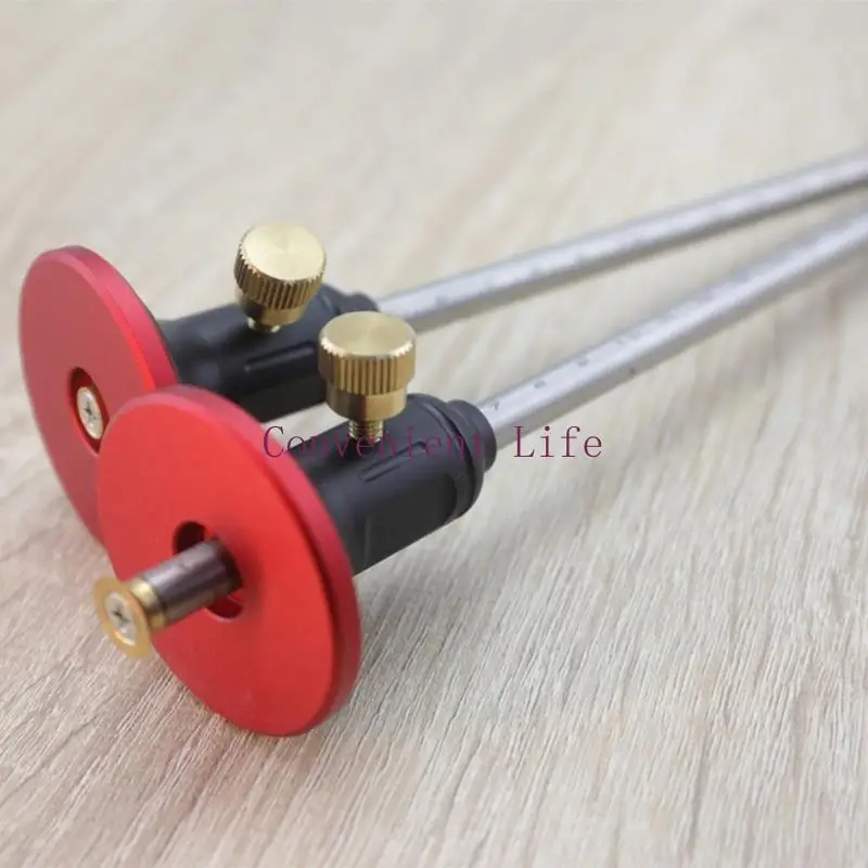 مقياس نقر عملي L1EE لعلامات النجارة بمسطرة الخط الأوروبي #3