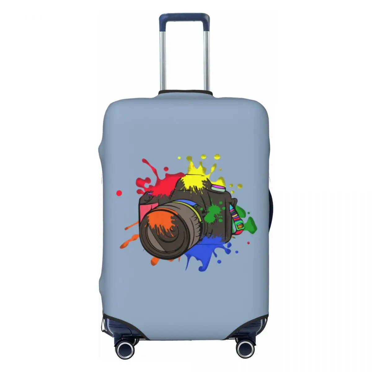 

Пользовательский красочный чехол для багажа для камеры, эластичный чехол для фотографа, дорожный чемодан, защитные чехлы, костюм для 18-32 дюймов