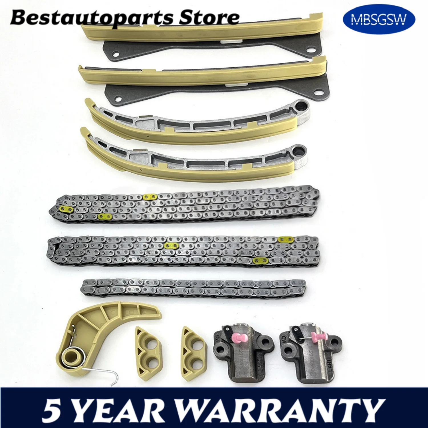 

Комплекты цепей ГРМ (12 шт.) для Hyundai Santa Fe, Azera, Genesis, Kia Sorento 3.3L, 3.8L