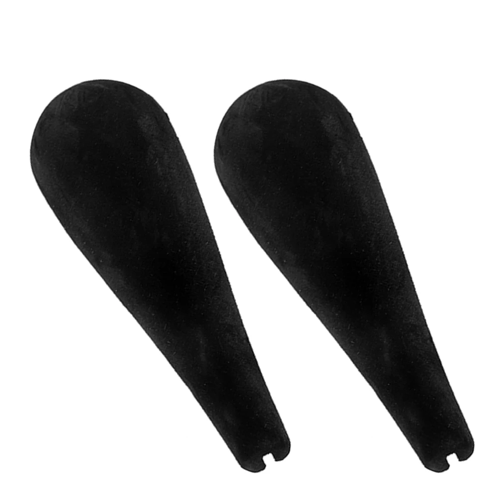 

Black Shoulder Rest Flocked Hanger Pads Thickened Widened Antislip for Sweaters Coats Shirts Clothes Protector Hanger