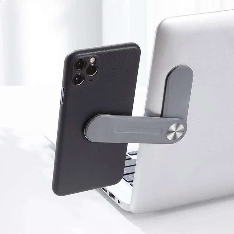 Jumon Adjustable Laptop Stand with Magnetic Phone Holder - Ergonomic Design for Better Posture