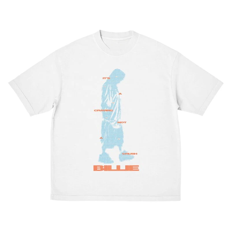 Photo Grid Billie Eilish Band T-Shirt 100% Cotton Graphic Tee Men Women Summer Streetwear Top