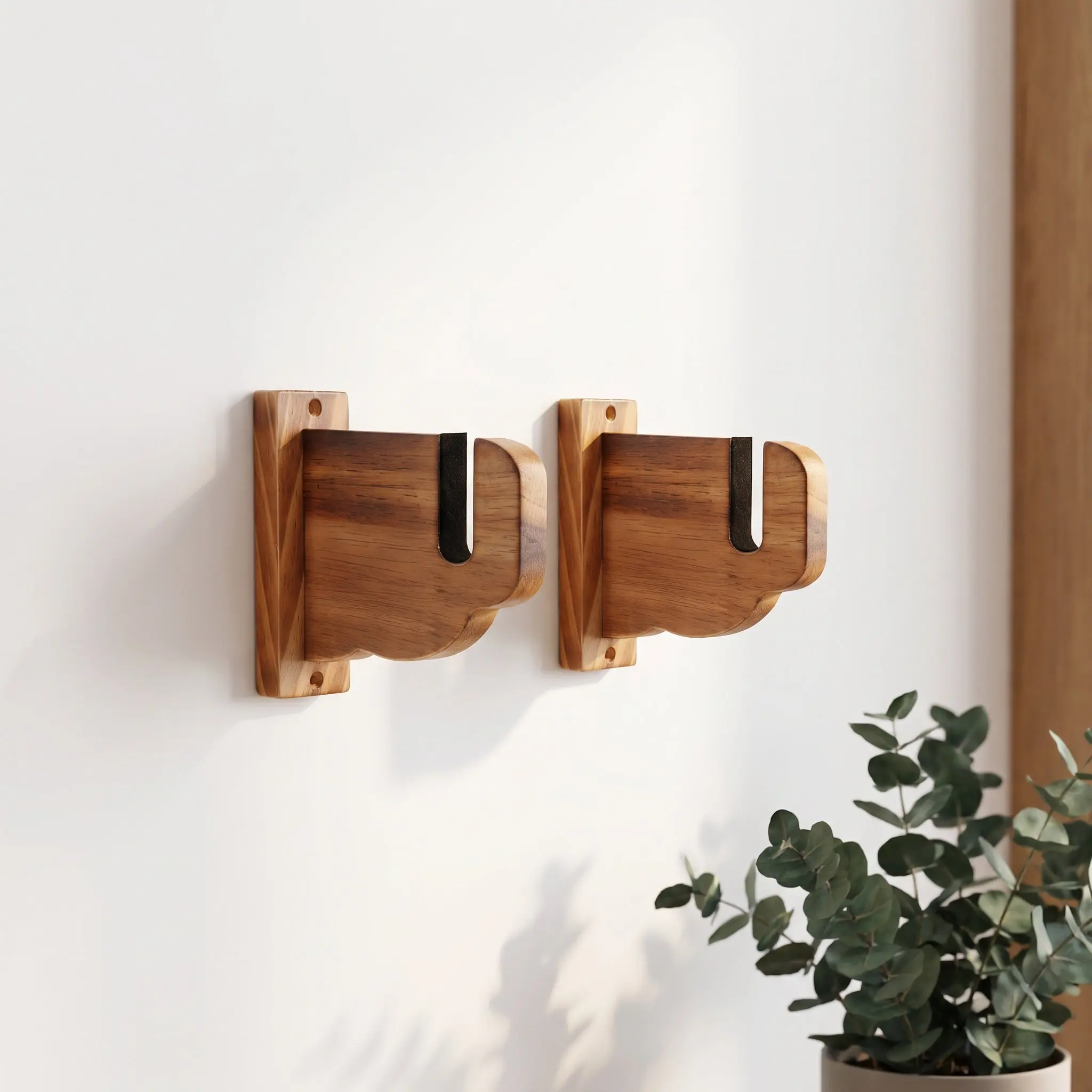 Wooden Skateboard Wall Mount Rack Snowboard Display Rack Garage Wall Hanger For Surfboards Ski Boards And Skateboards Organizer