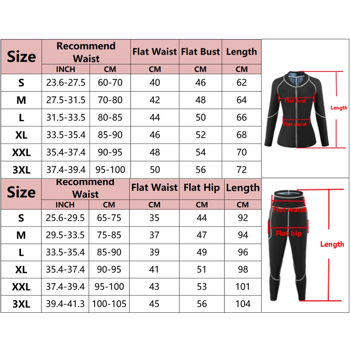 Sauna Suit Women Gym Clothing Coat Pants for Sweating Weight Loss Sports Active Wear Slimming Tracksuit Fat Burning leggings