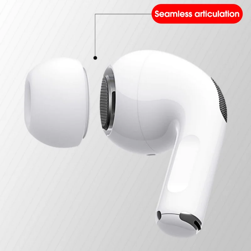 Almohadillas protectoras de silicona suave para Airpods Pro 1/2, cubierta de auriculares con orificio de reducción de ruido para Apple Air Pods Pro