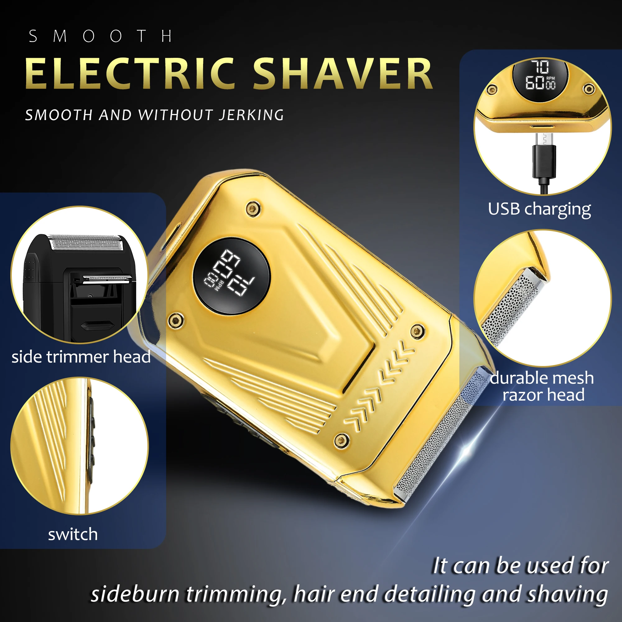 3 In1 Hair Clipper Set High Po - Electric Shaver Rotary ulasan dan harga