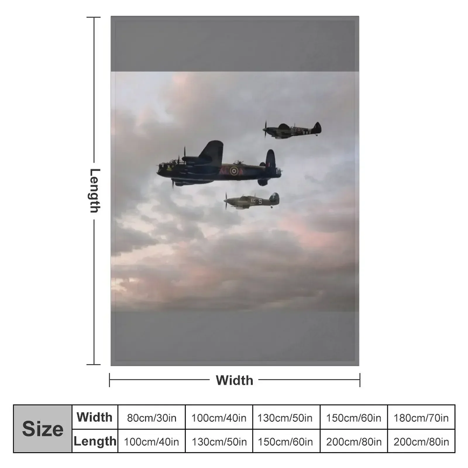 Battle of Britain Memorial Flight Throw Blanket halloween Custom Retros anime Nap Picnic Blankets