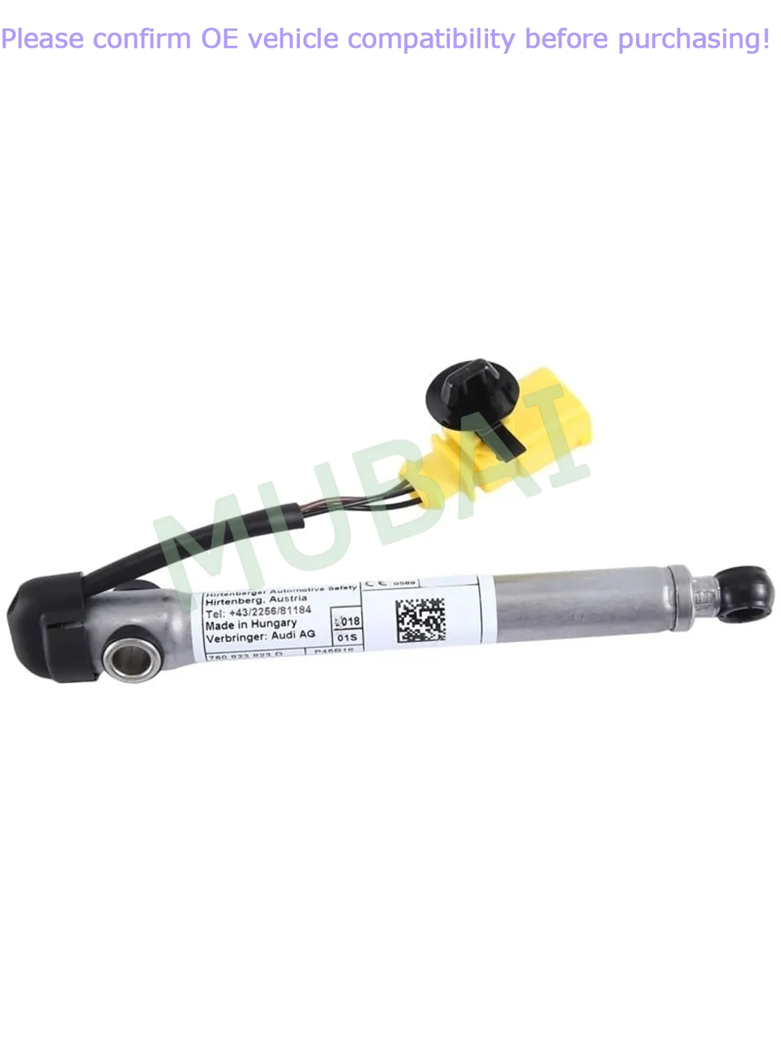 760823823E,1 PCS ,760823823D Hood Hinge Actuator Release Device Impact Actuator Parts Accessories For