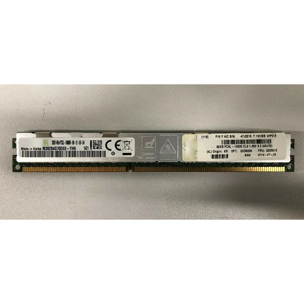 

Для IBM RAM HX5 HS23E HS22 00D5008 00D5010 47J0215 PC3L-10600R 32 ГБ DDR3 1333 4RX4 VLP Серверная память