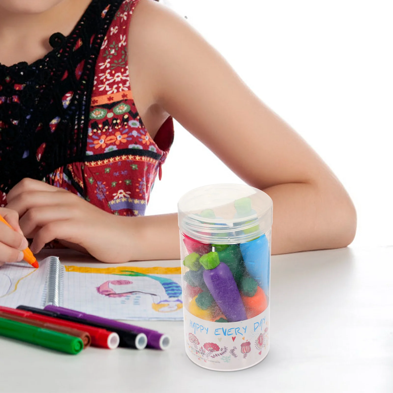 

Crayons for Markers Color Bulk Drawing and Colored Small Carrot Design