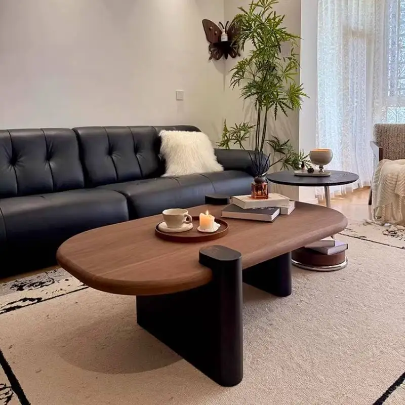 

Extendable Irregular Coffee Table Japanese Small Wood Minimalist Coffee Table Decor Luxury Cute Meuble Salon Furniture Home