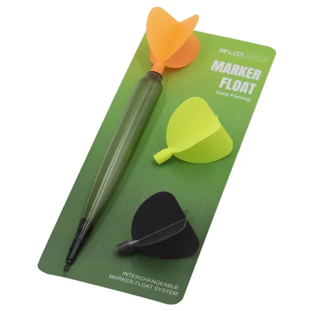 1 Set  Marker Float for Fishing, Dart Shaped Lead System | Bottom Contour & Depth Finder Float, European Method, PP Material - view 3