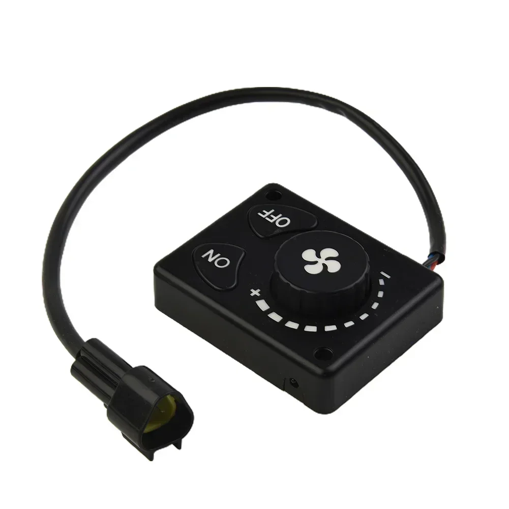 3 Pin Diesel Air 12/24V Parking Heater Control Knob Controller Switch Truck For Car Track Air Diesel Heater LCD Knob Controller
