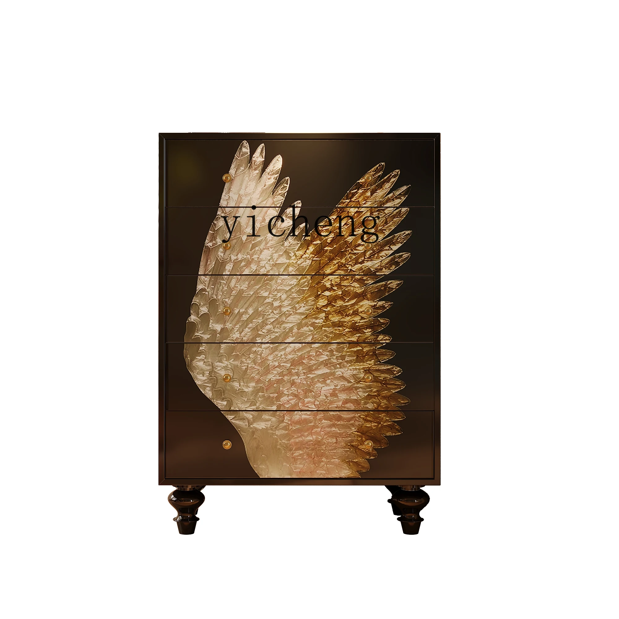 zz living room bedroom solid wood locker against the wall next to the sofa storage decorative ornament