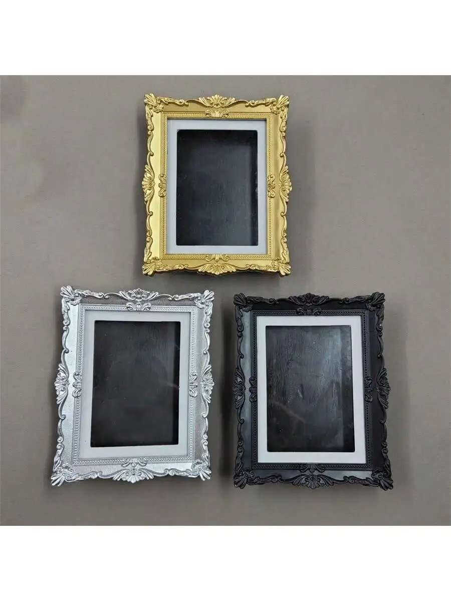 1 pc Multi functional desktop decorative photo frame, 3D resin magnetic refrigerator sticker, creative gift, very suitable for h