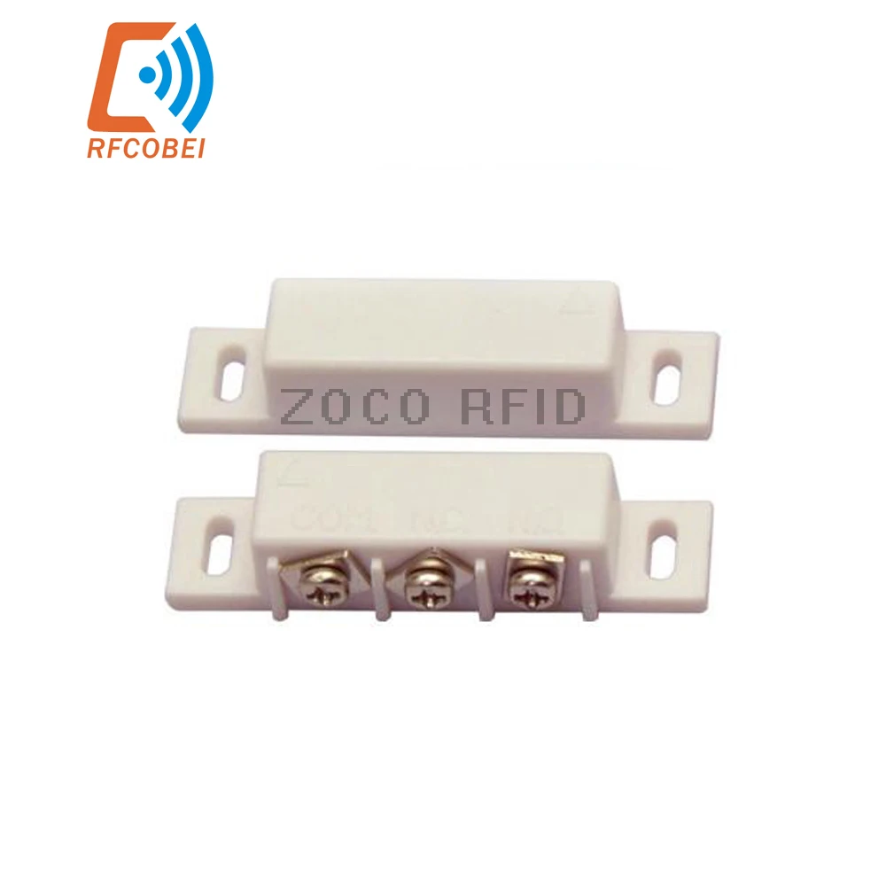 10pairs/Lot Magnetic Reed Gap Switch NC+NO type Combined Door/Window Contact Sensor for Wireless Security Alarm System