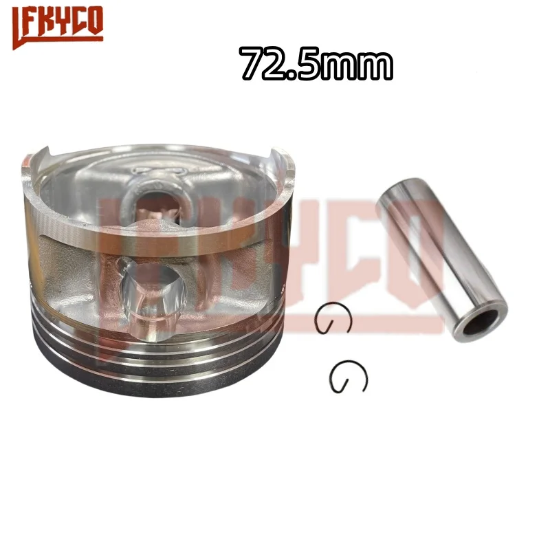 Engine Parts 72.5mm Big Bore Piston for Zongshen Honda CG250 CG 250 To CG300 Cylinder Pin 16mm Rings Kit Motorcycle Accesories